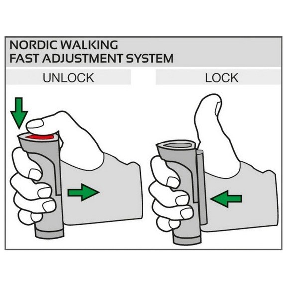 Палки для скандинавской ходьбы Ferrino Nordick Step-In