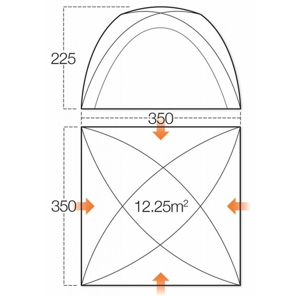 Палатка Vango Hogan Hub Large