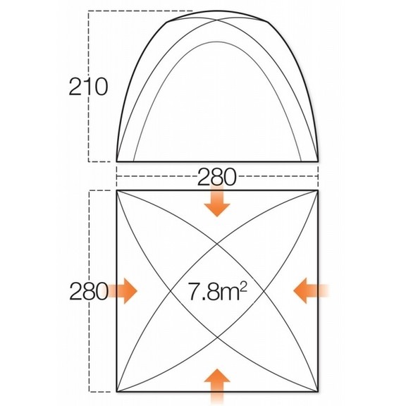 Палатка Vango Hogan Hub Medium