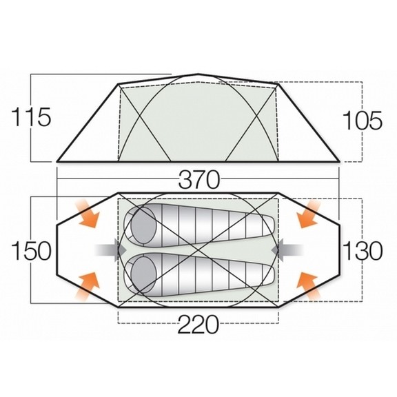 Палатка Vango Nemesis 200