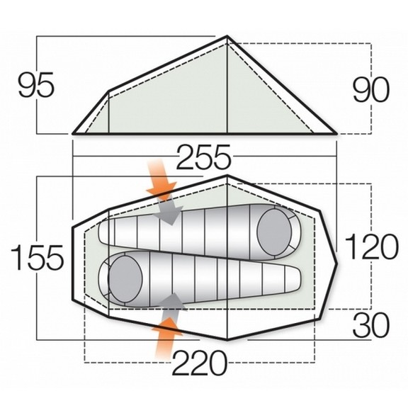 Палатка Vango Bora 200