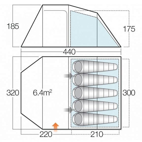 Палатка Vango Mambo 500
