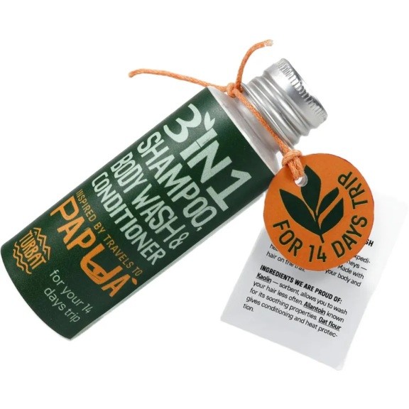 Сухий шампунь-мило-кондиціонер Turbat Papua - 30г/50мл