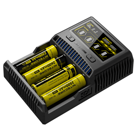 Зарядное устройство Nitecore SC4 четырехканальное