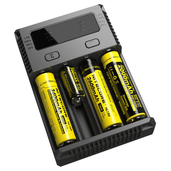 Зарядний пристрій Nitecore NEW i4 чотириканальний