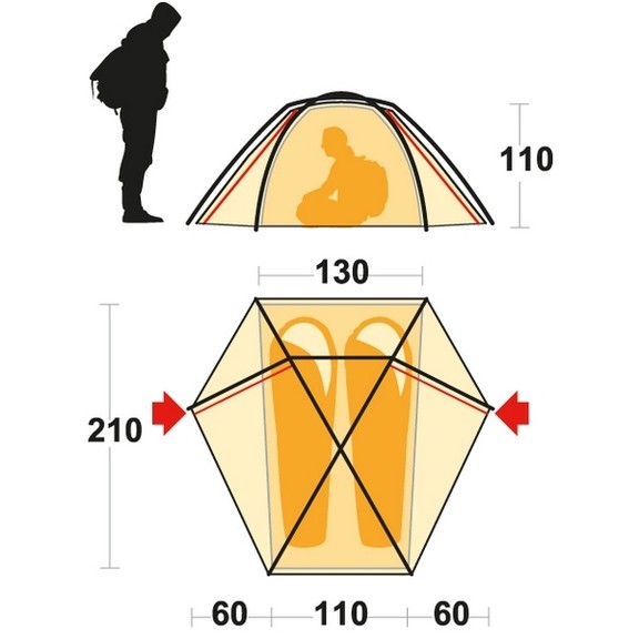 Палатка Ferrino Force 2 