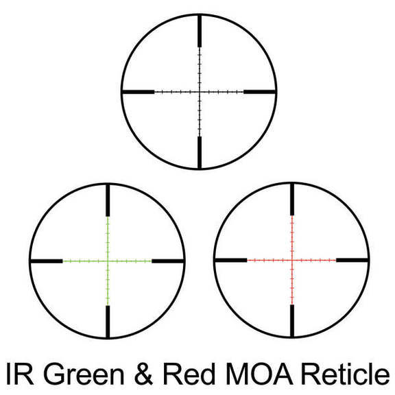 Прицел оптический Barska Level 6-24x56 (IR MOA R/G) + Rings