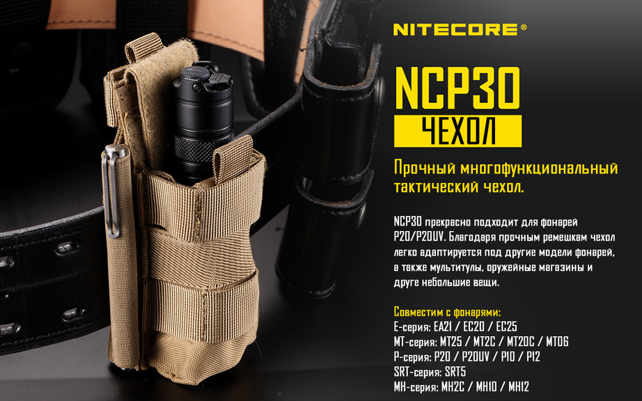 Багатофункціональний тактичний чохол Nitecore NCP30