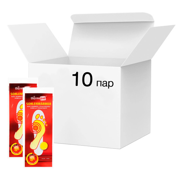 Химическая грелка-стелька Thermopad Foot Warmer New, 10 пар