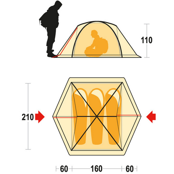 Палатка Ferrino Phantom 3