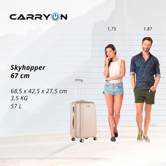 Валіза CarryOn Skyhopper (M)