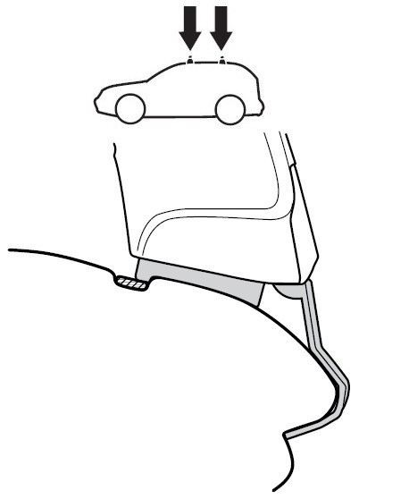 Монтажный комплект Thule 1110 для Mazda 323 / 323F (mkVI) 1998-2003 (TH 1110)