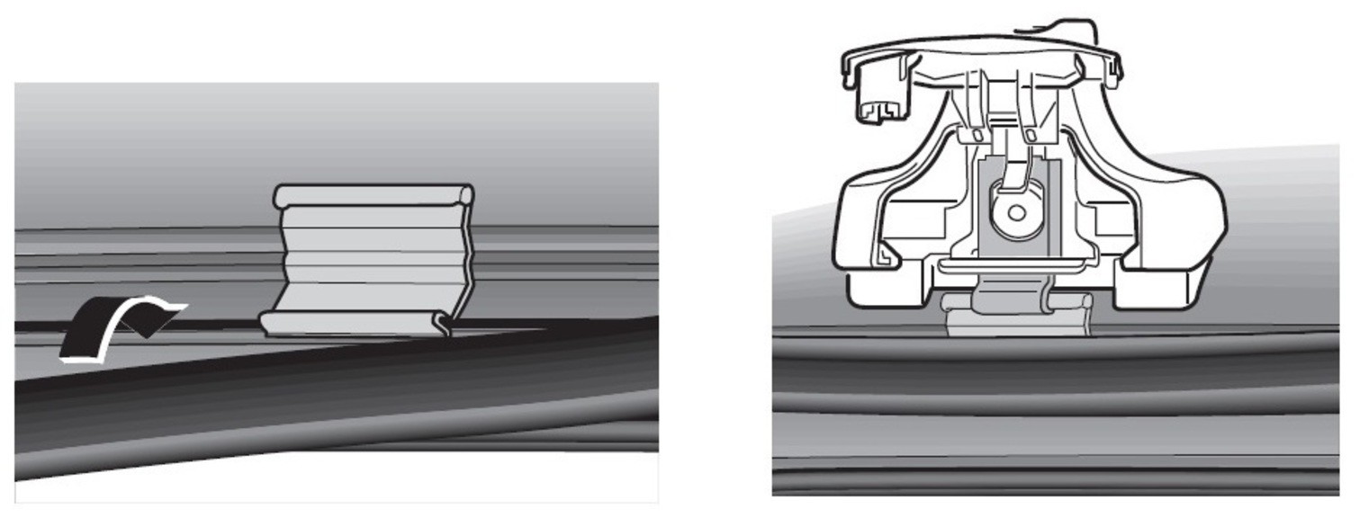 Монтажный комплект Thule 1192 для Dodge / Chrystler / Plymouth Neon (mkI) 2000-2004 (TH 1192)