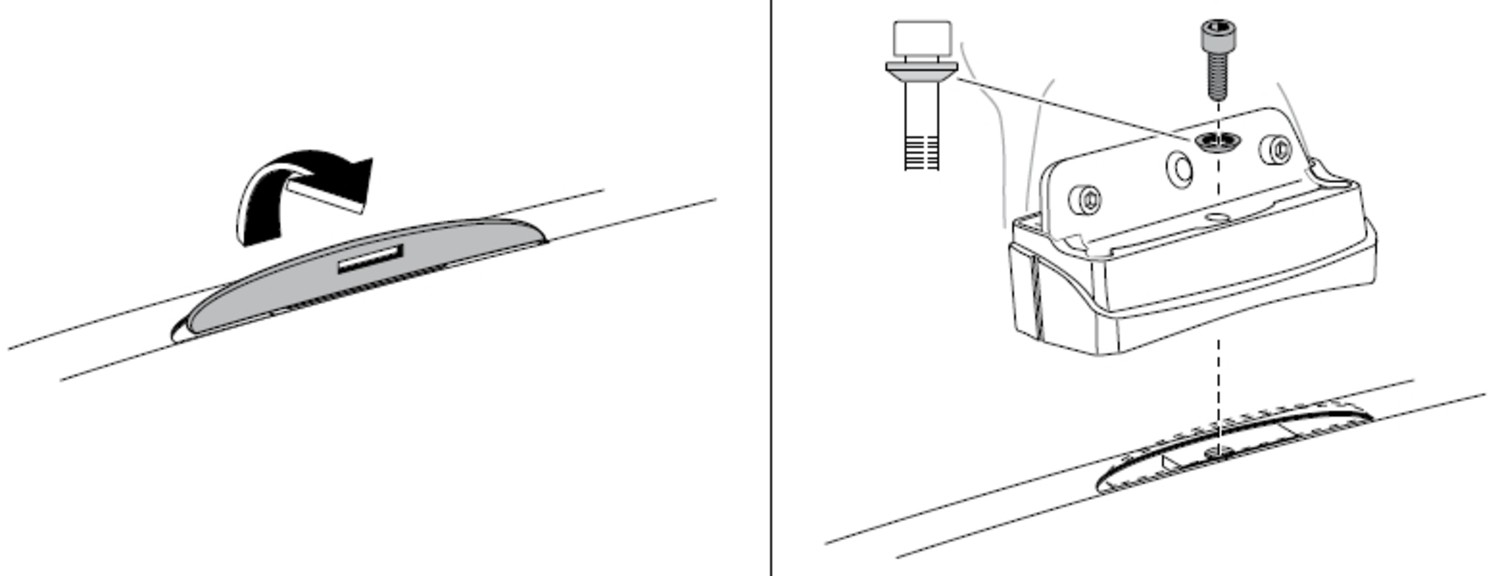 Монтажный комплект Thule 3004 для Fiat Idea/Lancia Musa (steel roof)(mkI) 2003-2012; Fiat Stilo (hatch) 2001-2007 (TH 3004)