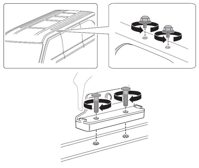 Монтажный комплект Thule 3122 для Nissan NV350; Isuzu Como (E26) 2013→ (TH 3122)