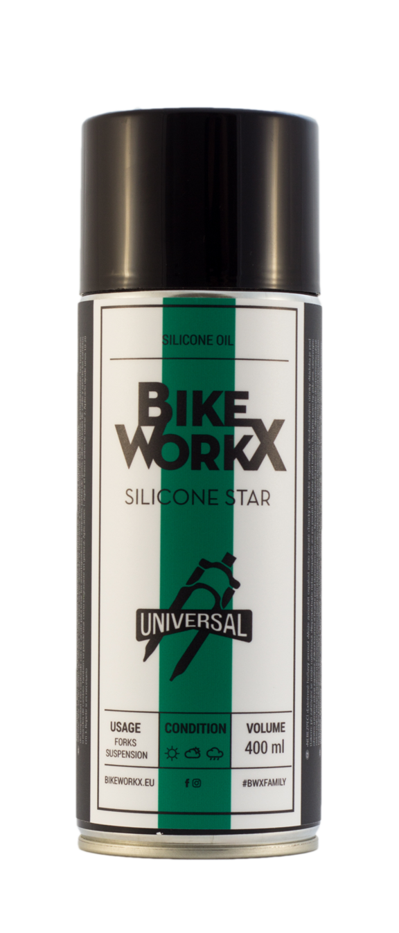 Силикон BikeWorx Silicone Star спрей 400 мл