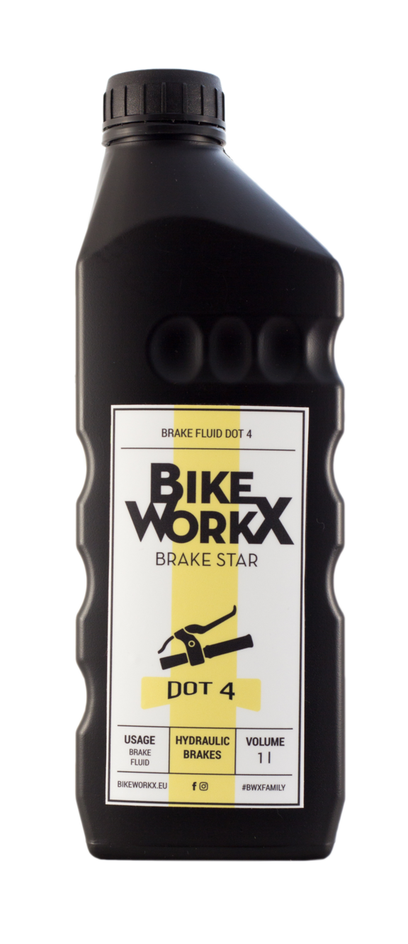 Гальмівна рідина BikeWorkX Brake Star DOT 4 1 л