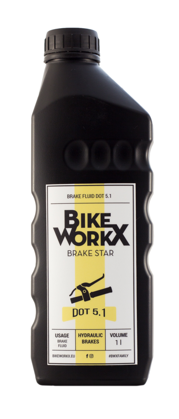 Гальмівна рідина BikeWorkX Brake Star DOT 5.1 1 л