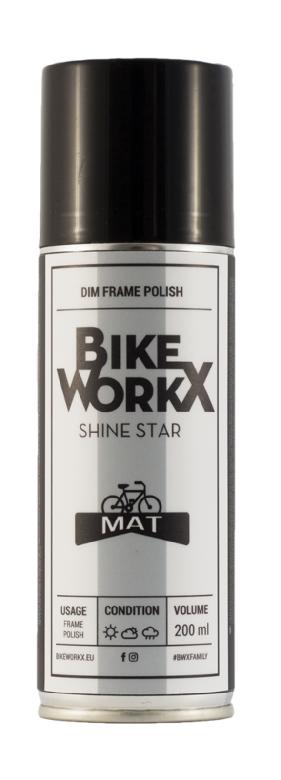 Шампунь BikeWorkX Shine Star MAT спрей 200 мл