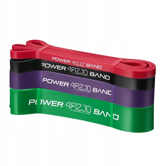 Набор эспандеров 4FIZJO Power Band 4 шт 6-36 кг