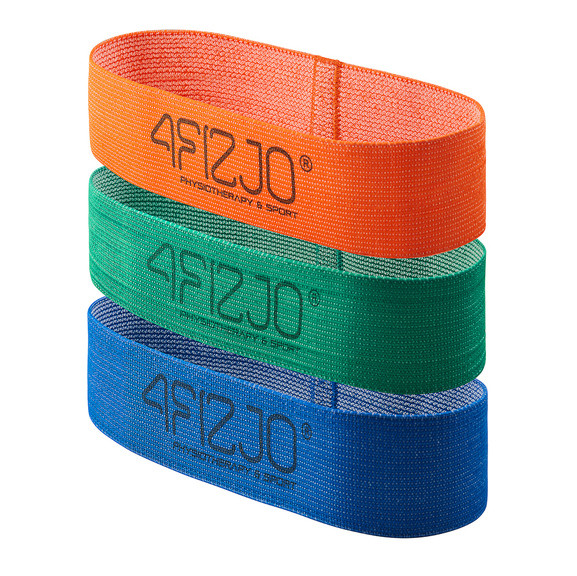 Резинка для фитнеса 4FIZJO Flex Band 3 шт 1-15 кг