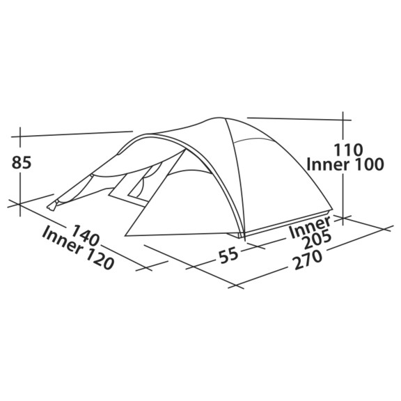 Палатка Easy Camp Quasar 200 