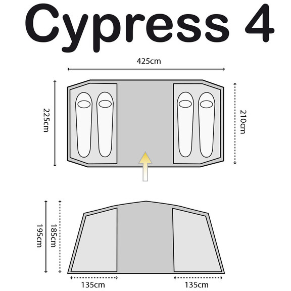 Палатка Highlander Cypress 4