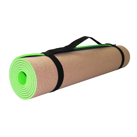 Коврик для йоги SportVida TPE+Cork 0.4 см