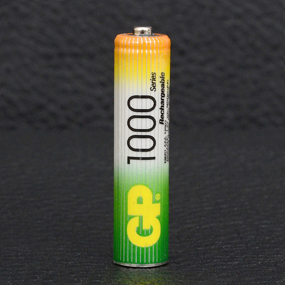 Аккумулятор никель-металлогидридный Ni-MH AAA (R03) GP, 1.2V (1000mAh)