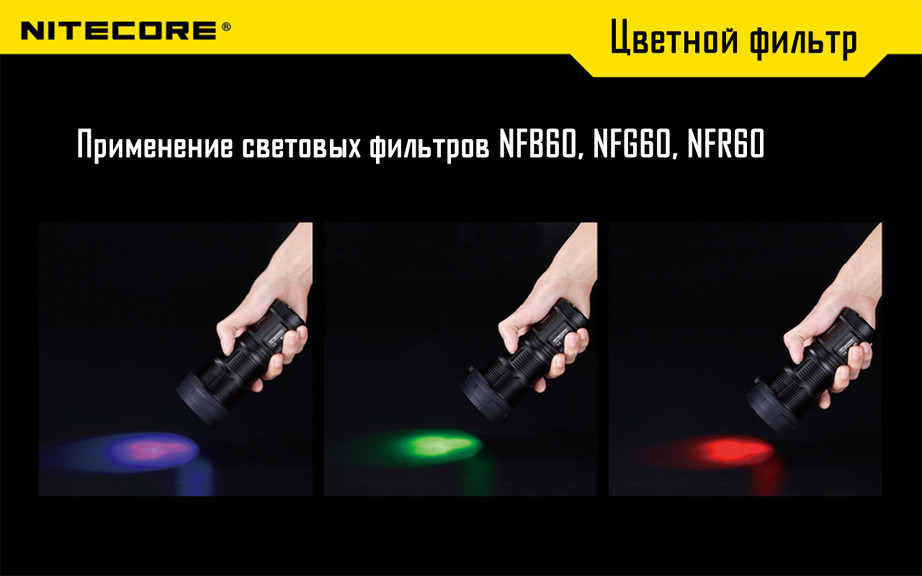 Диффузор фильтр для фонарей Nitecore NFD60 (60 mm)