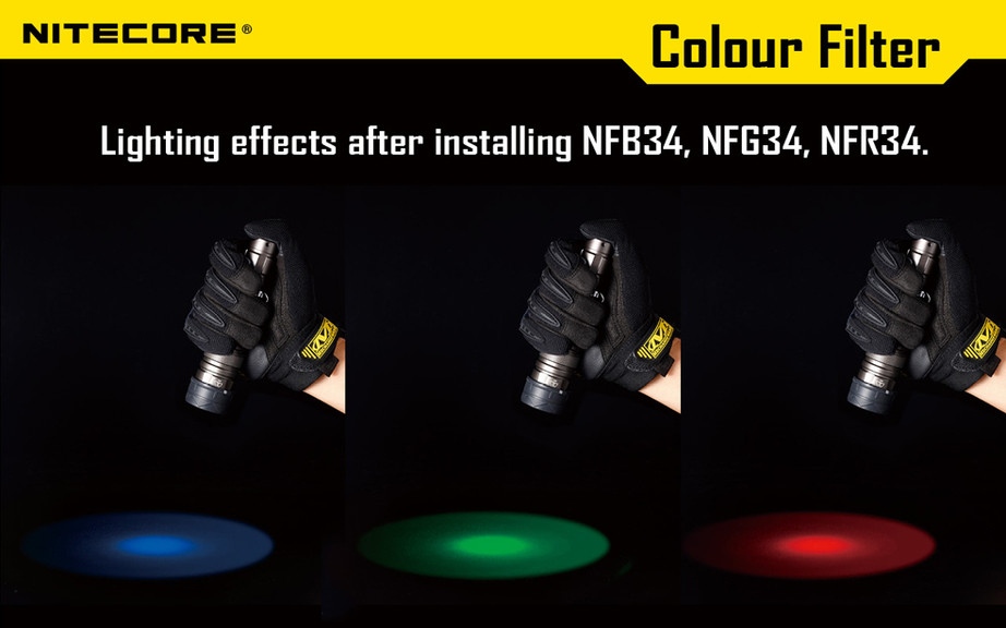 Дифузор фільтр для ліхтарів Nitecore NFD34 (34 мм)