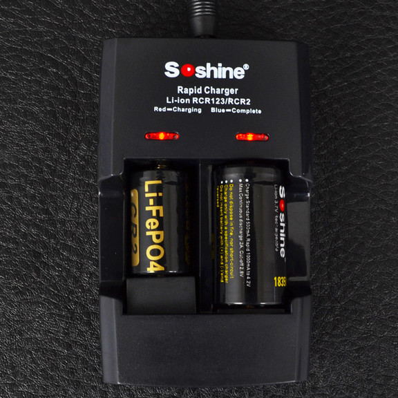 Зарядное устройство Soshine SC-S5 (CR2, CR123A, 16340)