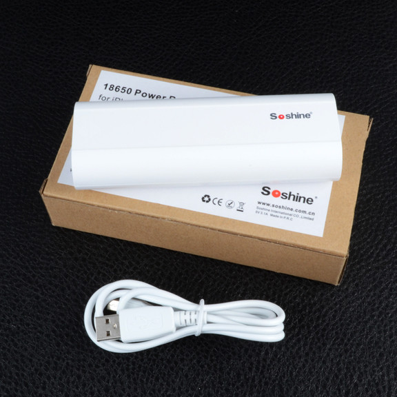 Power Bank + зарядное устройство Soshine E4 (1-2x18650)
