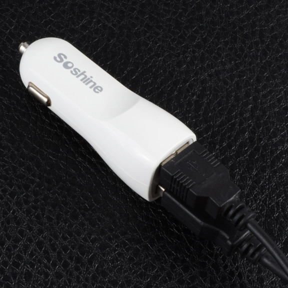 Зарядний пристрій Soshine AC200 (12V - 2 USB)