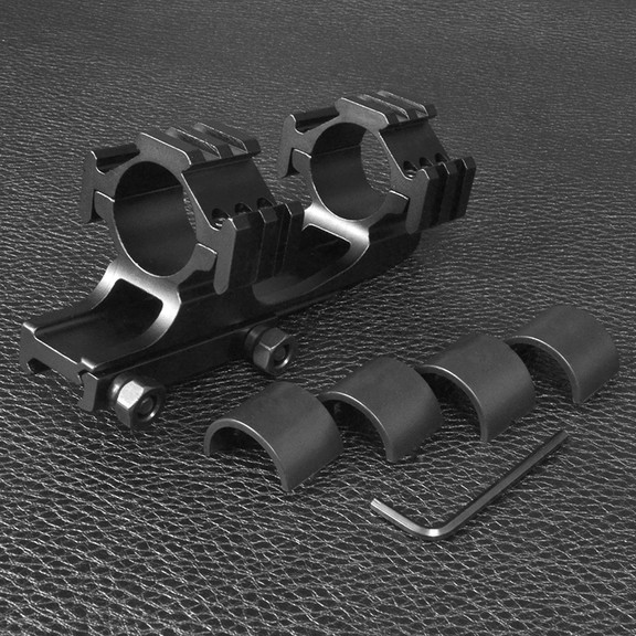 Крепление на оружие для оптического прицела, на базе GM-008 (2x25-30 mm), с планками