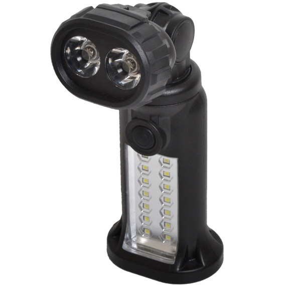 Кемпинговый, аварийный фонарь (14+2 LED, 2 режима, 4xAAA)