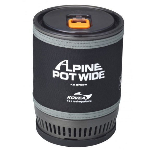 Система приготовления пищи (горелка газовая туристическая + кастрюля) Kovea Alpine Pot Wide KB-0703W