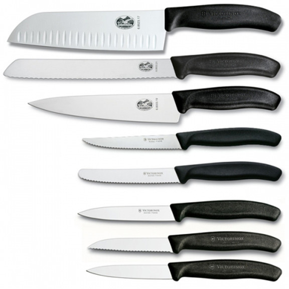 Набір кухонних ножів Victorinox Swissclassic (8 предметів) з підставкою