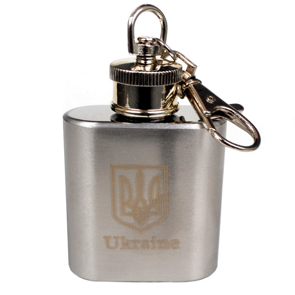 Брелок - фляга для жидкостей (0.03 л) с карабином