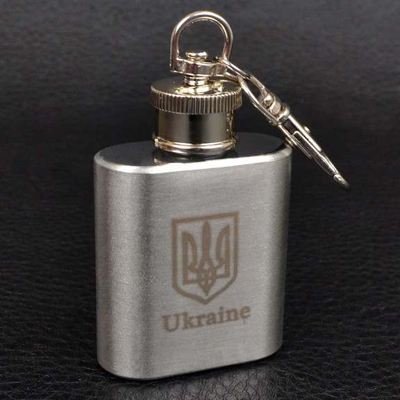 Брелок - фляга для жидкостей (0.03 л) с карабином