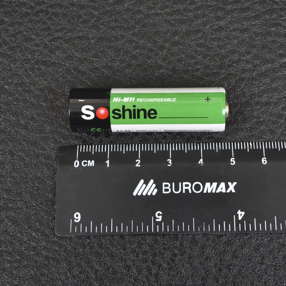 Аккумулятор никель-металлогидридный Ni-MH AA (R6) Soshine 1.2V (2700mAh), 4 шт. в блистере