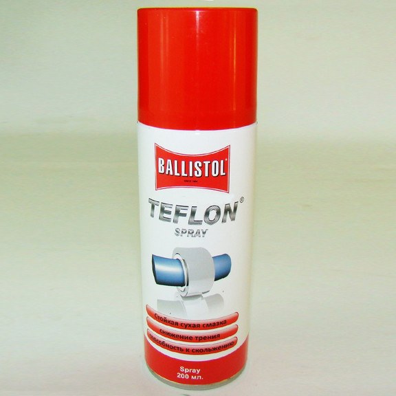 Мастило тефлонова Klever Ballistol Teflon PTFE (200 мл), спрей