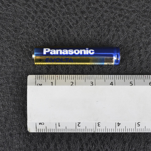 Батарейка щелочная AAA (L)R03 Panasonic Evolta 1.5V, 2 шт. в блистере