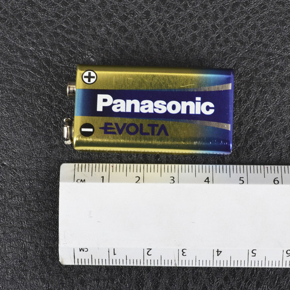 Батарейка щелочная крона (6LR61) Panasonic Evolta 9V