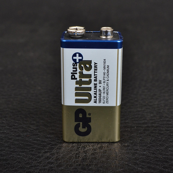 Батарейка лужна, Alkaline Крона Ultra + (6LF22, 6LR61, 6LP3146, MN1604) GP 9V