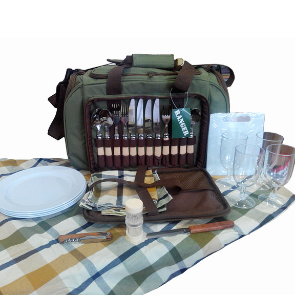 Набор для пикника Ranger PicRest (посуда на 4 персоны + сумка)