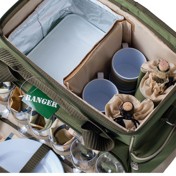 Набір для пікніка Ranger Rhamper Lux (посуд на 6 персон + сумка з термовідсіком)