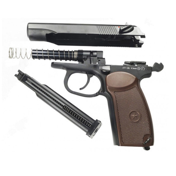 Пистолет пневматический SAS Макаров ПМ Blowback (4,5 мм)