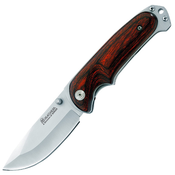Нож складной Boker Magnum Bush Companion, деревянная накладка