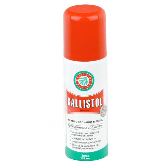 Олія збройна універсальна Klever Ballistol Universal (100 мл), спрей